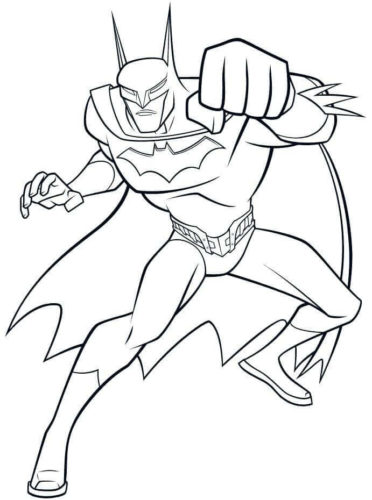 Trang tô màu siêu anh hùng Batman