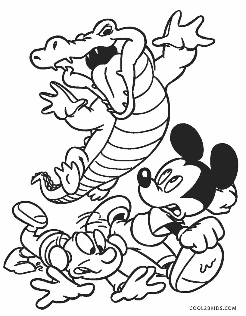Mickey Mouse Gang Coloring Pages