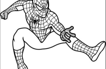 Tải ngay bộ tranh tô màu hình siêu nhân và người nhện - Tô Màu