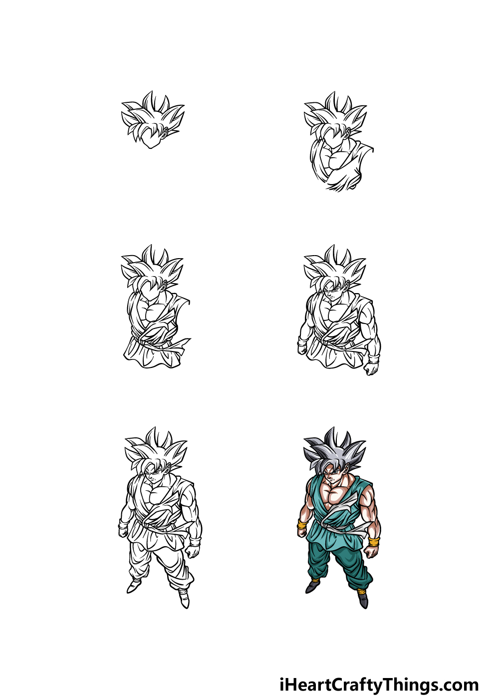 Tải xuống APK Cách vẽ Goku Saiyan cho Android